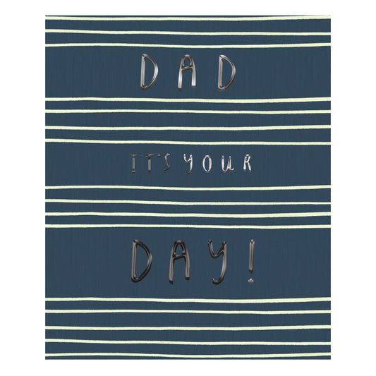 Dad Birthday Card Foil Finished Studio Design 