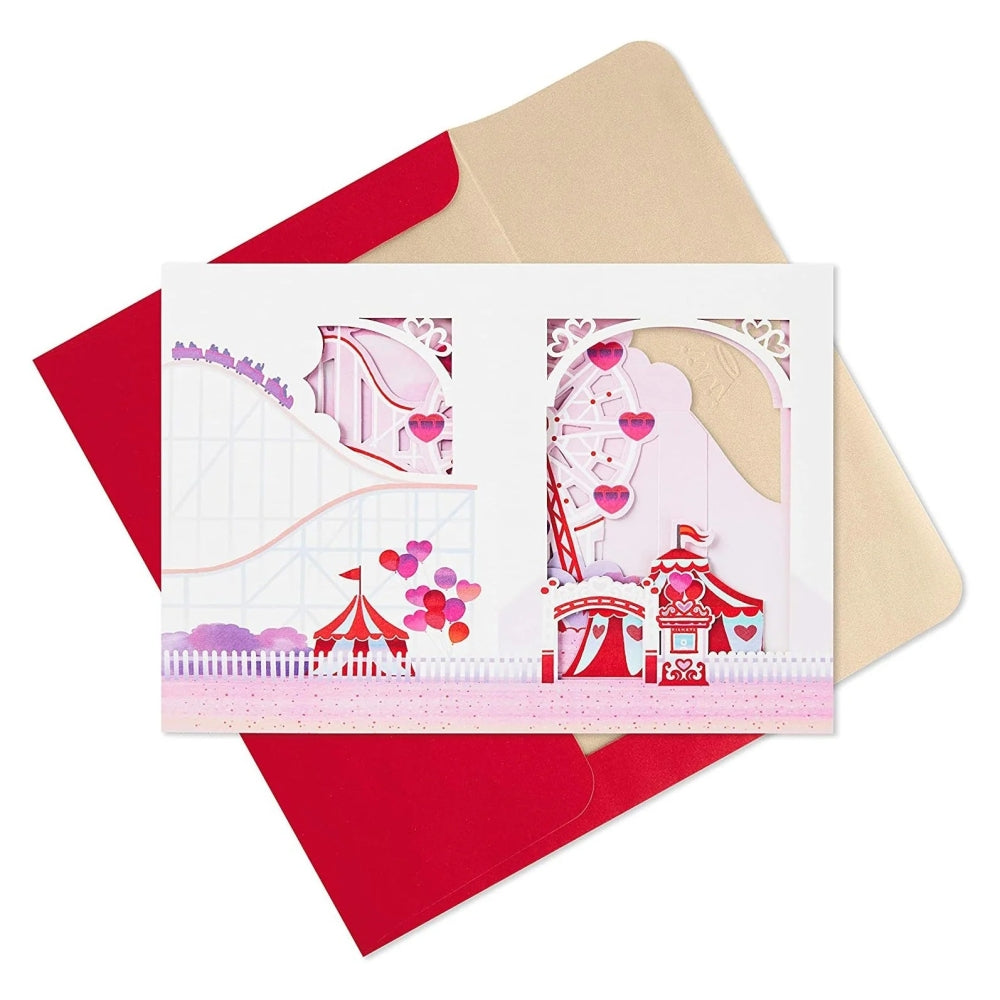 Life With You Is One Fun Ride 3D Pop Up Valentine's Day Card
