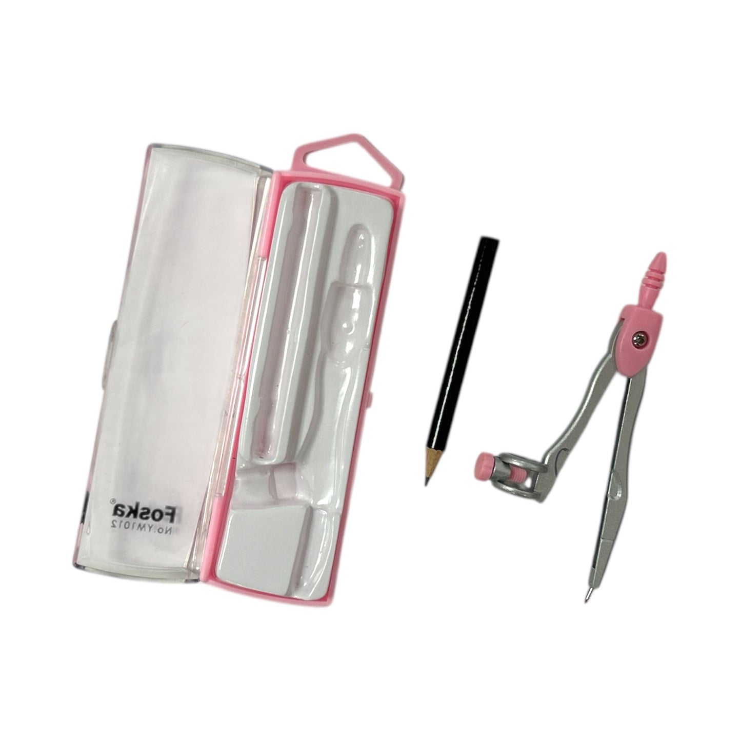 Single Blue OR Pink Compass Divider with Pencil