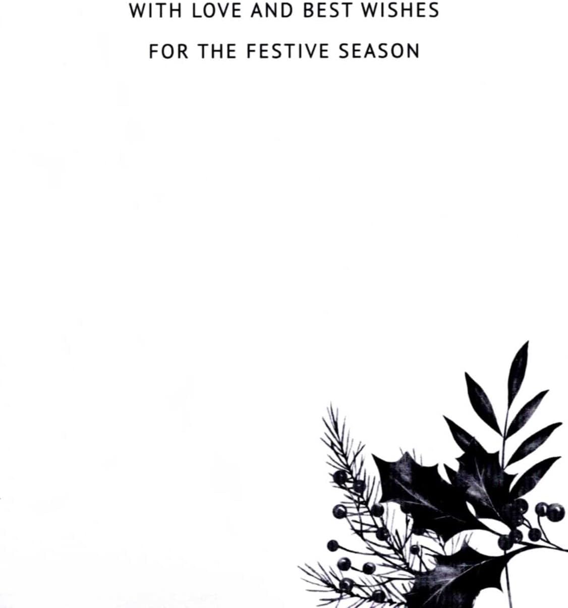 Embellished Hand-Finished Wishing Someone Special Christmas Card