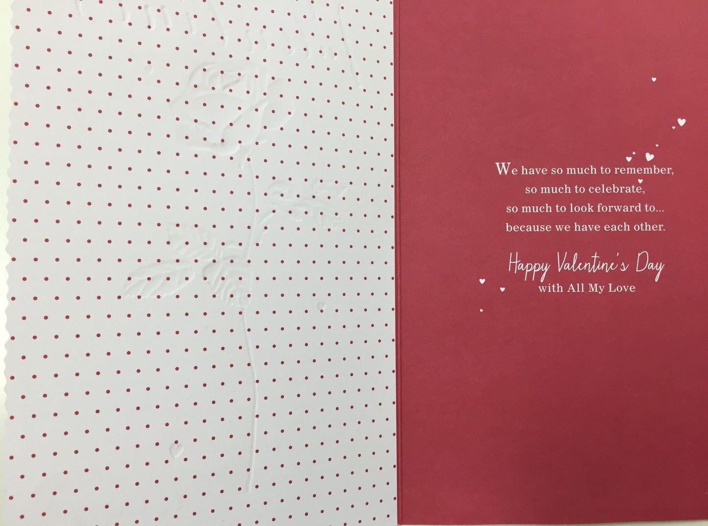 Beautiful Rose Flower Design Valentine's Day Card