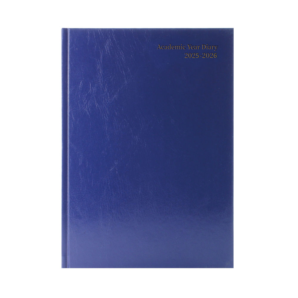 2025-2026 A5 Week to View Blue Academic Diary