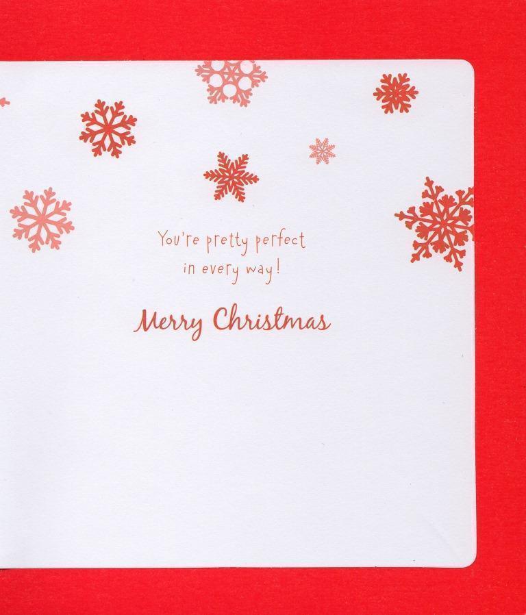 Girlfriend Cute Studio Pets Merry Christmas Greeting Card Xmas Love Gift