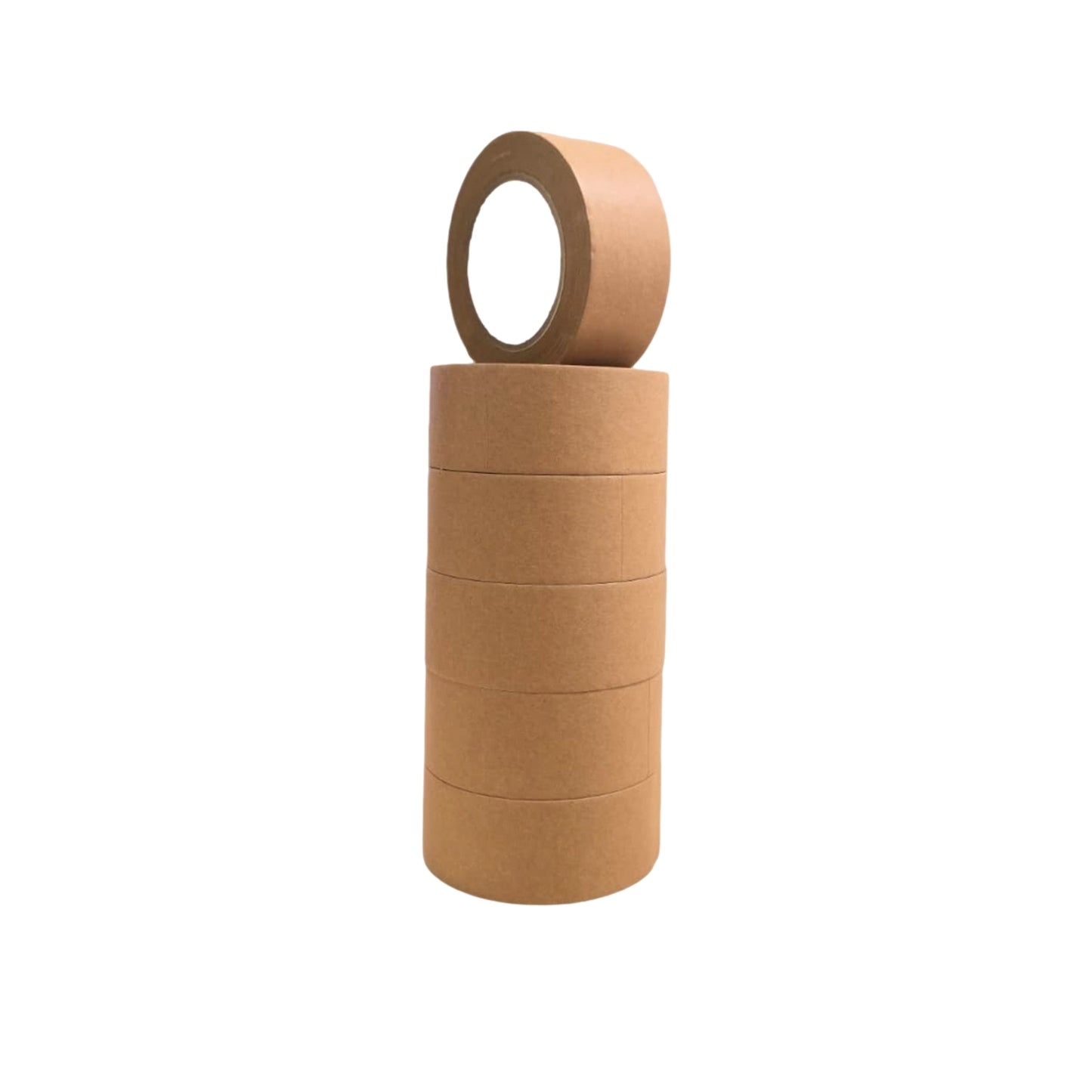 Pack of 6 Kraft Packaging Paper Tapes 48mm x 40m