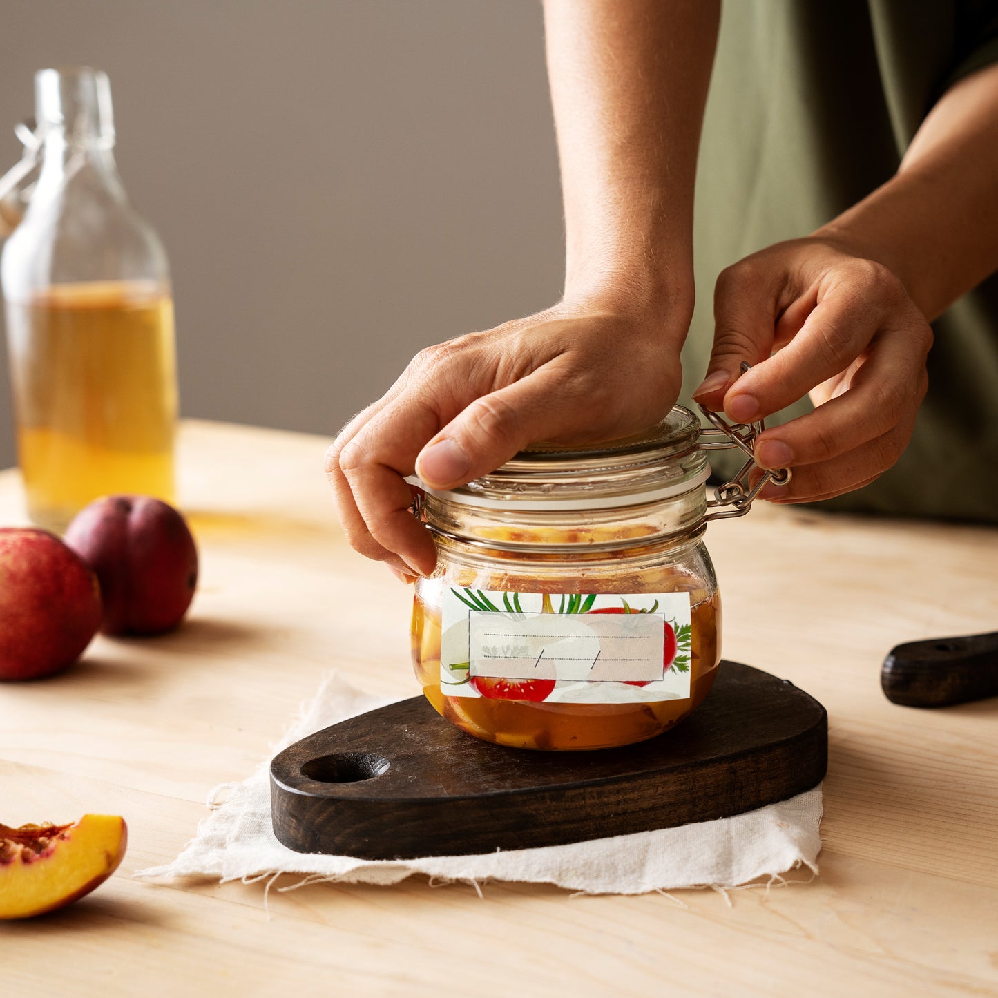 Pack of 72 Jam Jar Labels 34x75mm