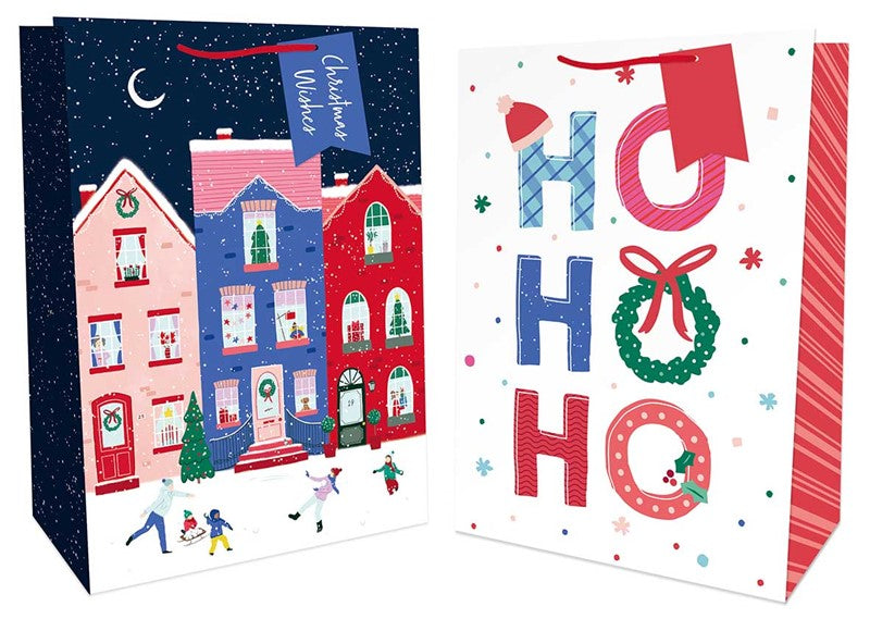 Single Christmas Contemporary Design Large Gift bag