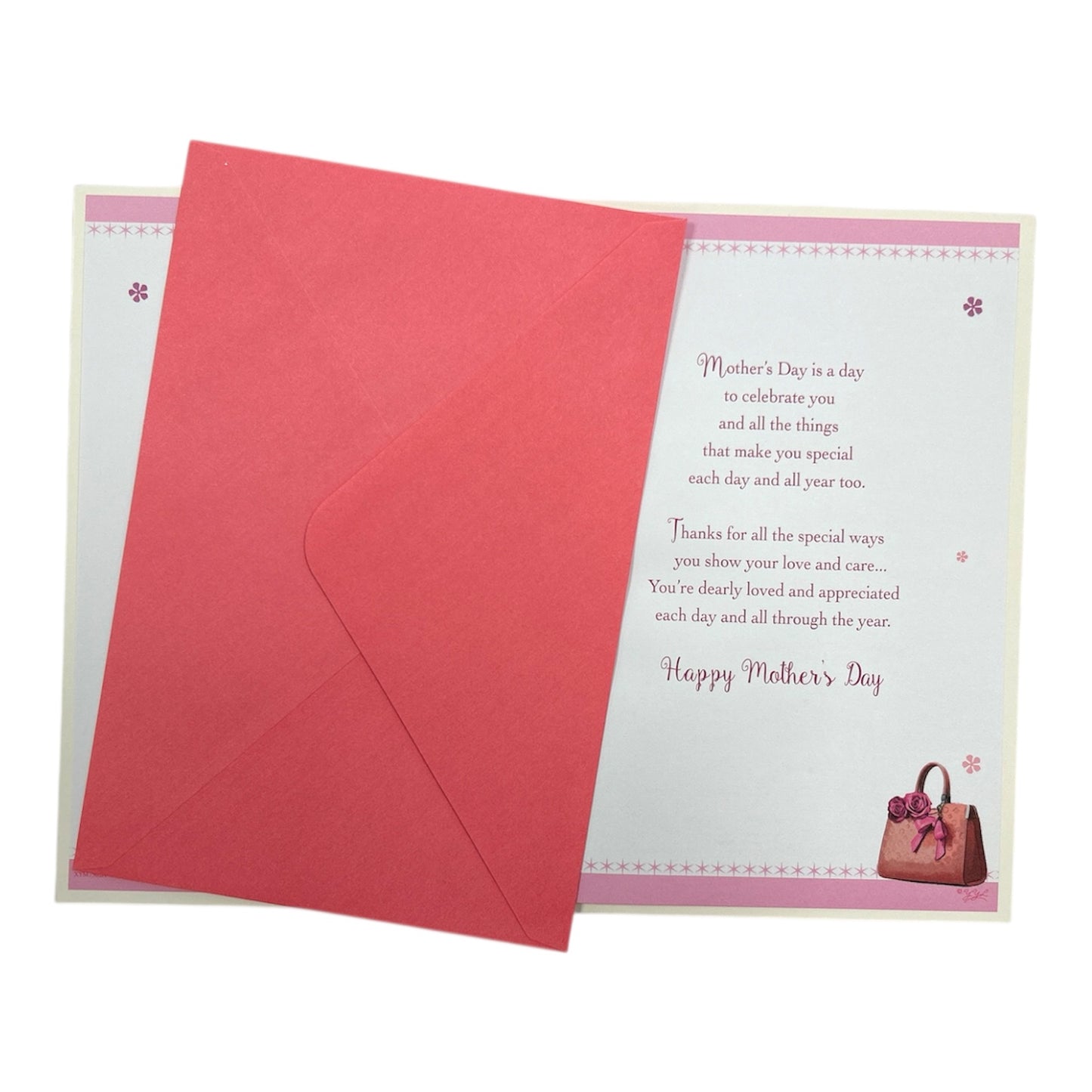 With Love To My Partner Purse And Flowers Design Mother's Day Card