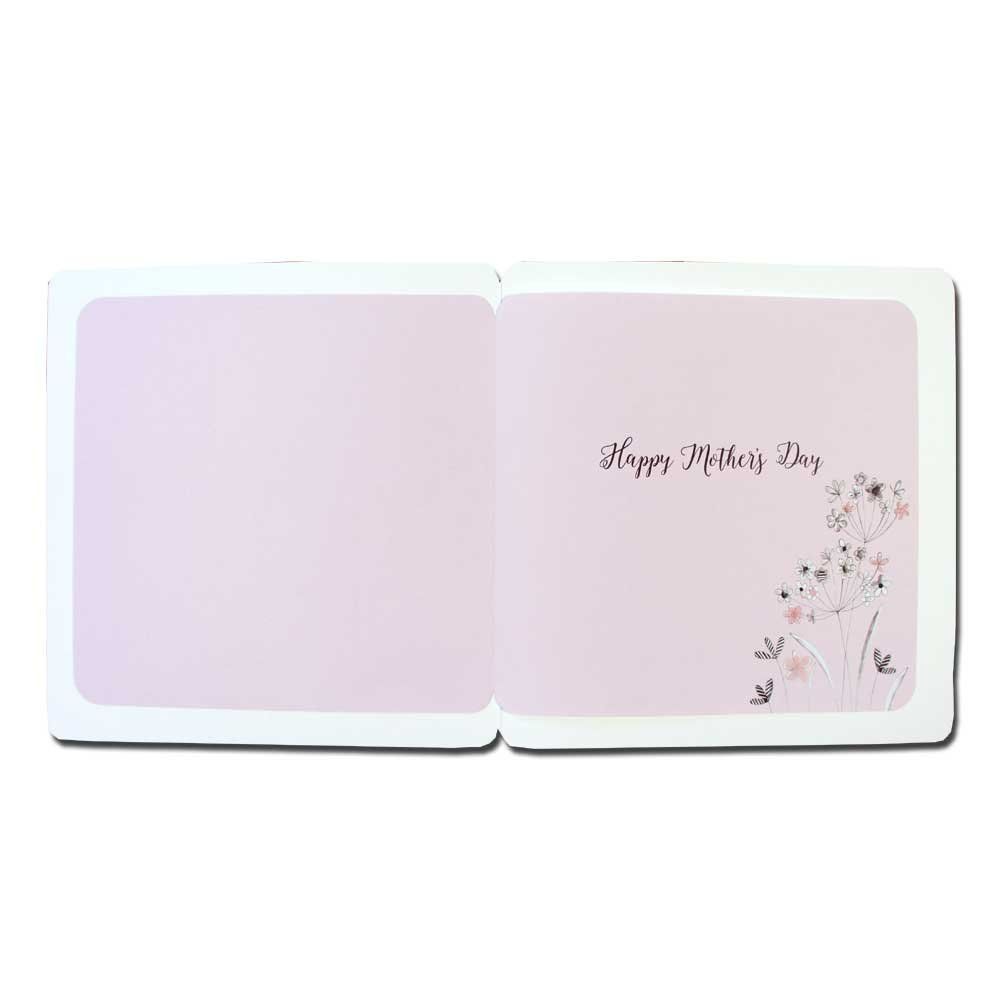 Most Wonderful Mum Handmade Luxury Crystals & Glitter Mother's Day Card