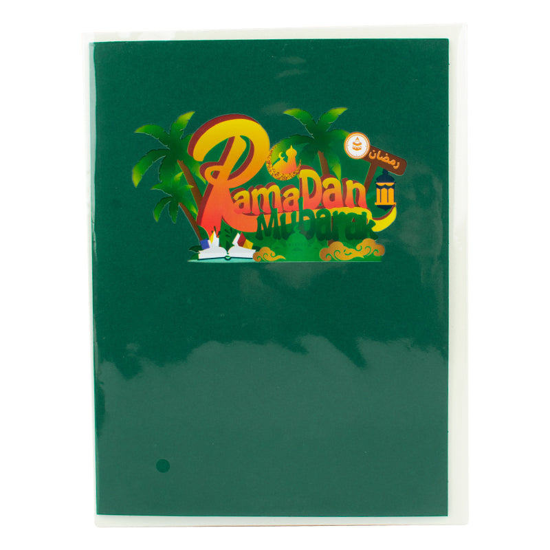 Lanterns of Blessing 3D Pop Up Mubarak Ramadan Card