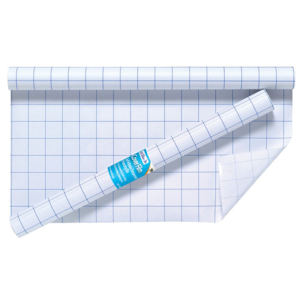 Tiger 3m x 33cm Plastic Sticky Back Cover Film for Book - Clear