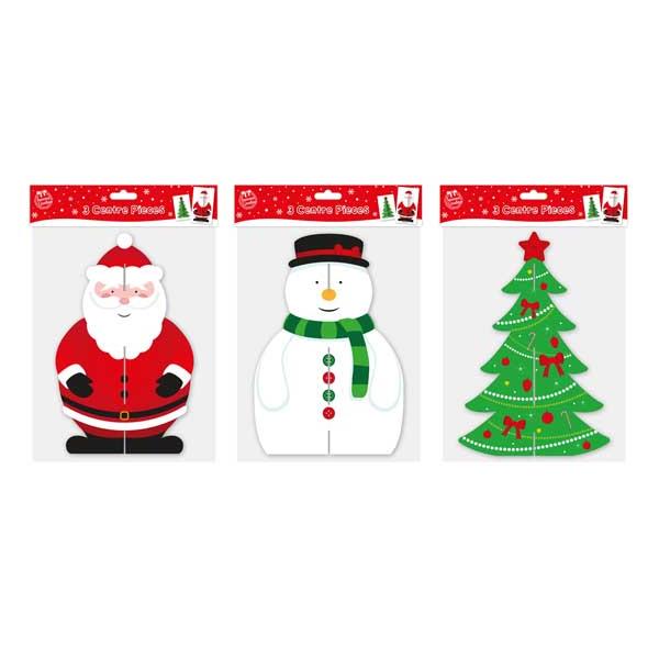 25cm Christmas Table Decoration Festive Centre Piece