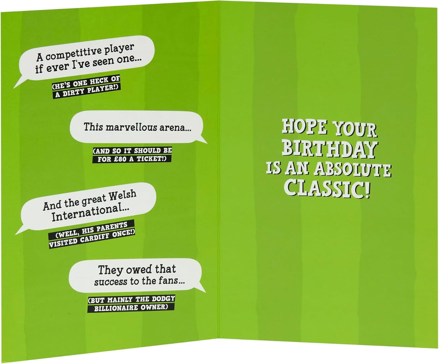 Football Pundits Design Dad Birthday Card