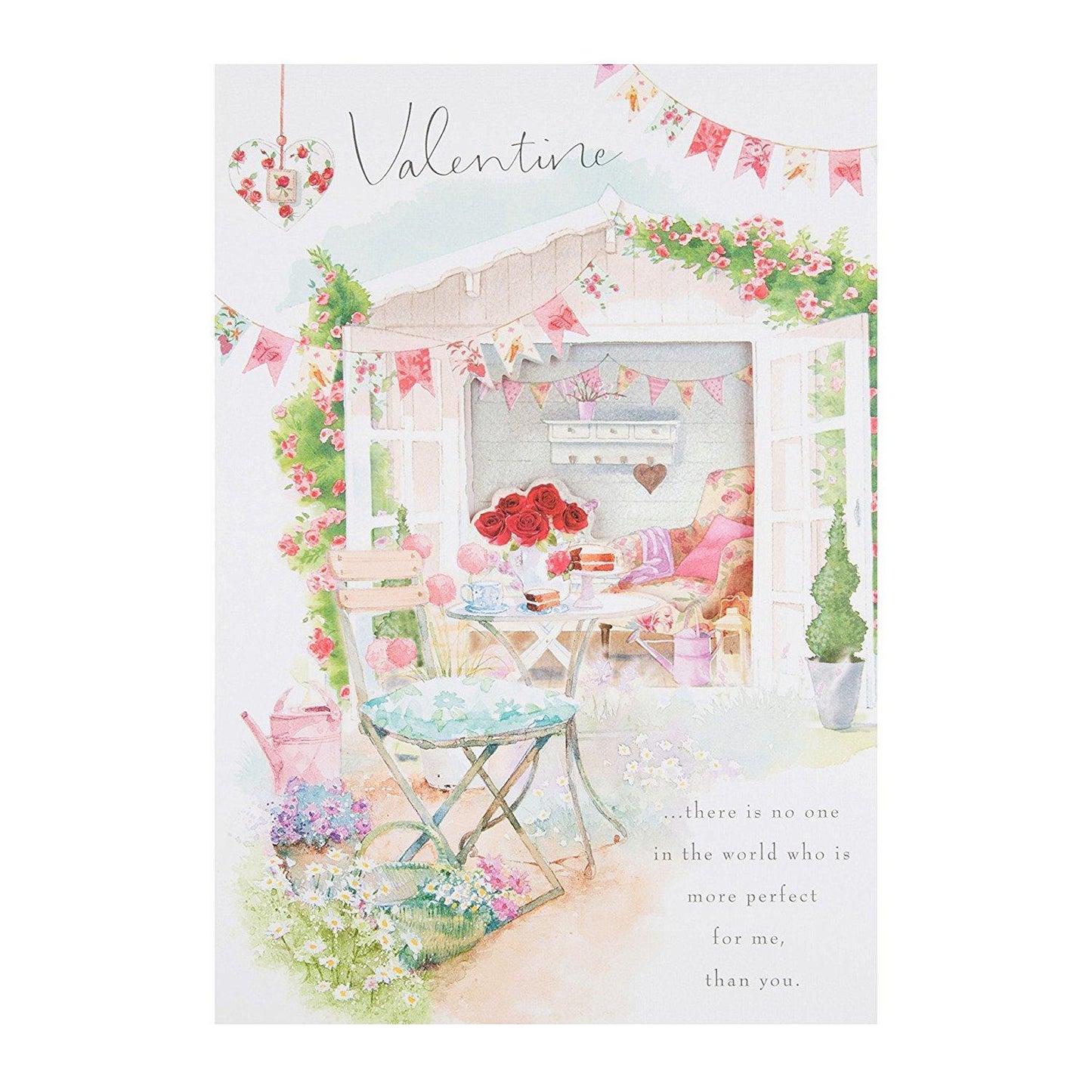 'Perfect For Me' Traditional Open Valentine's Day Card