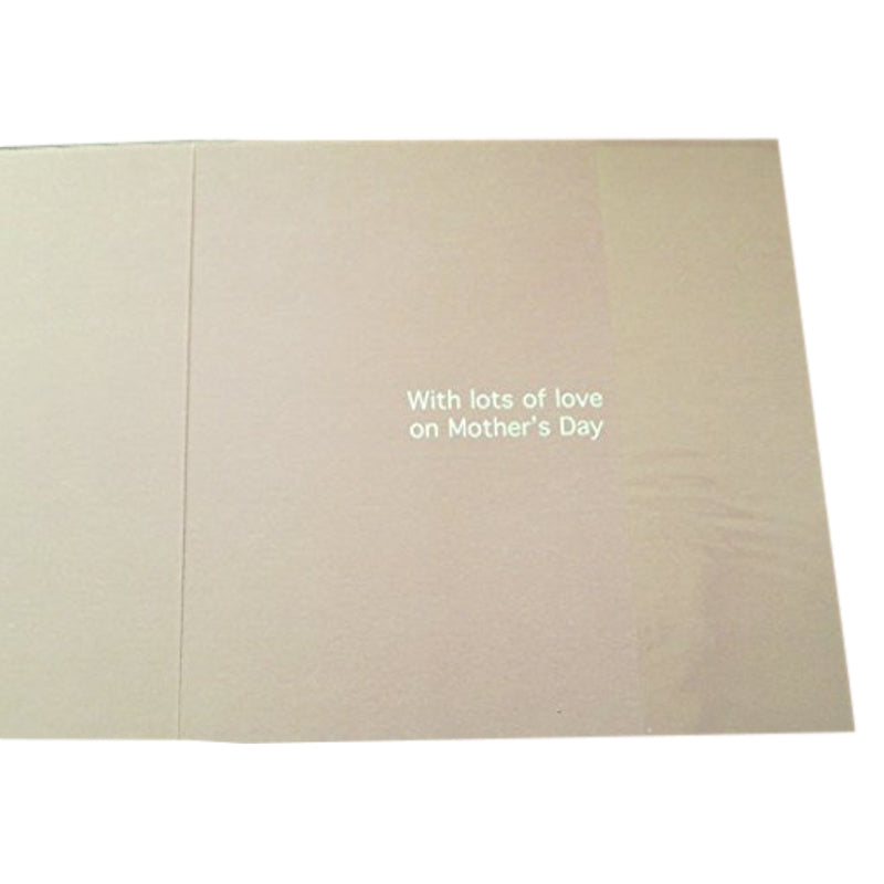 3D Holographic Flowers Design Open Mother's Day Greetings Card