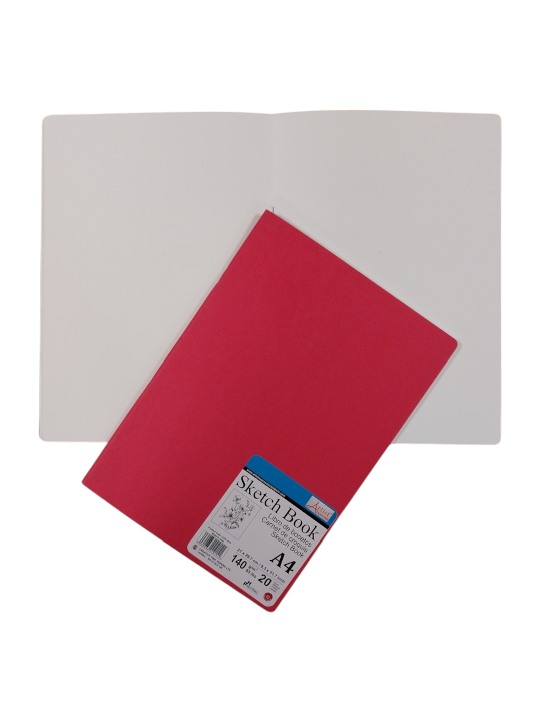 A4 20 Sheets Saddle Stitched Sketch Book