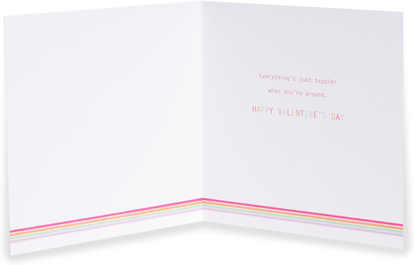 Like A Rainbow But Human Valentine's Day Card