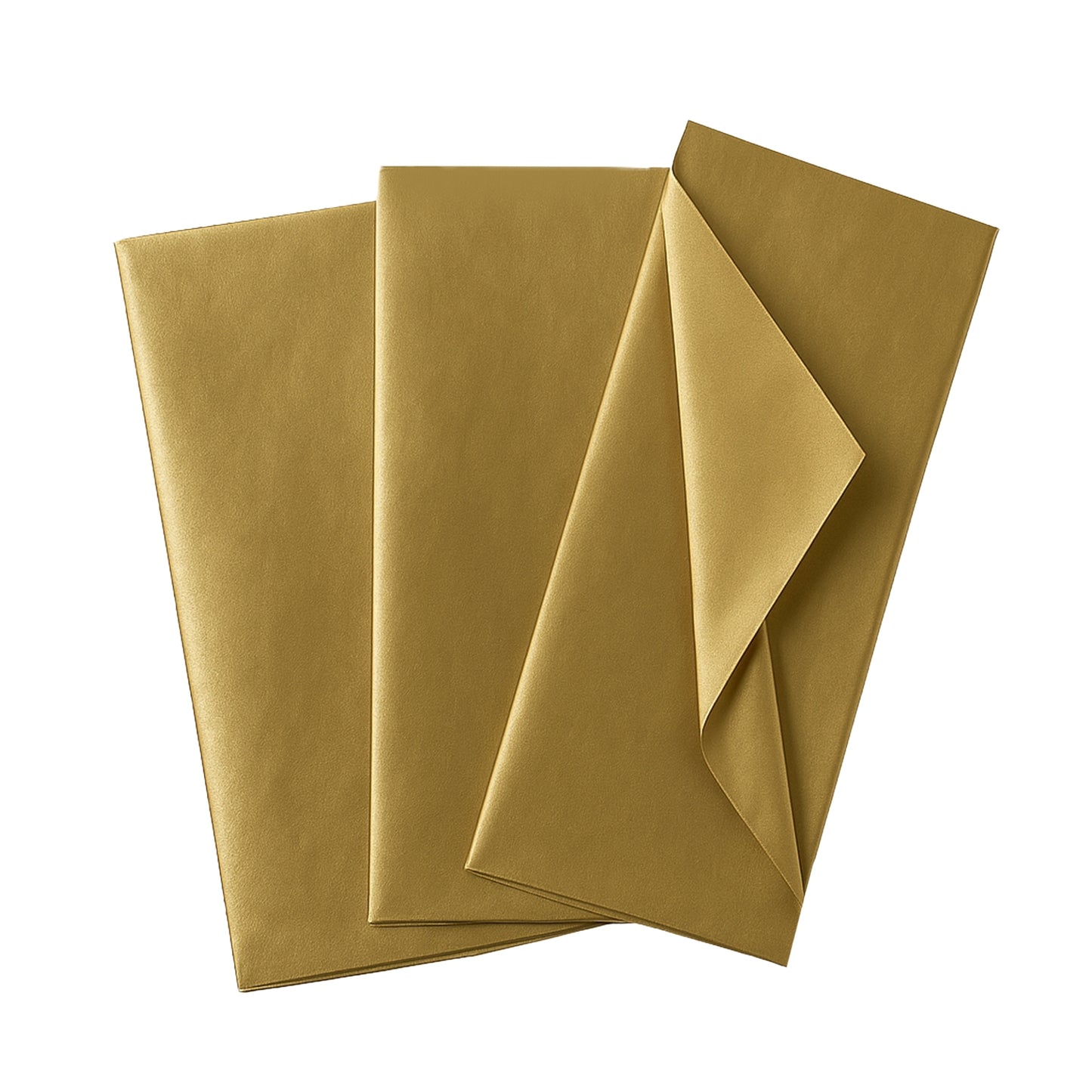 Pack of 800 Metallic Gold Acid Free 50 x 70cm Tissue Paper Sheets
