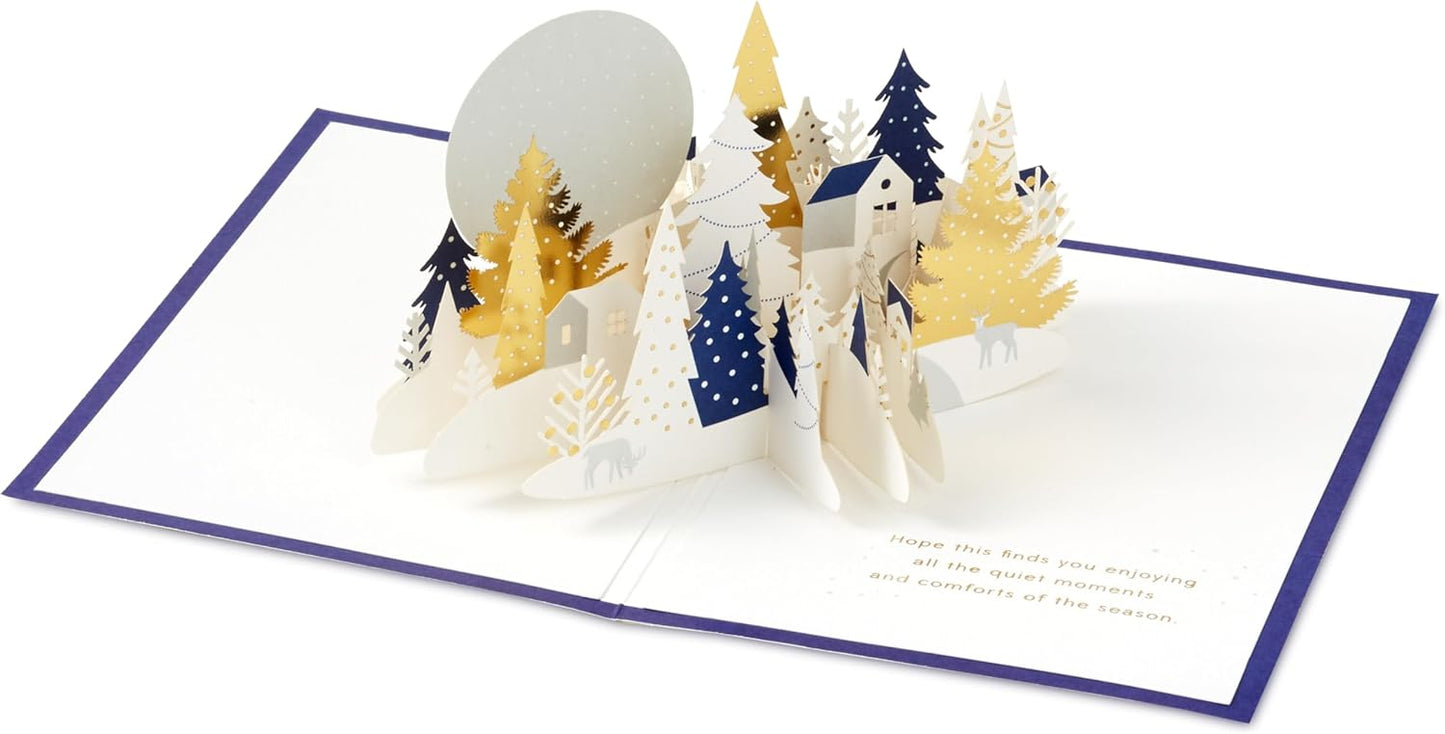 Winter Woodland Design 3D and Pop Up Holiday Wonder Christmas Card