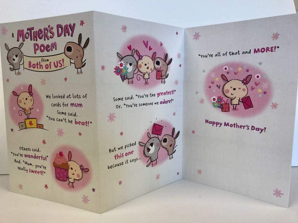 A Mother's Day Humour Poem From Both Mother's Day Greeting Card