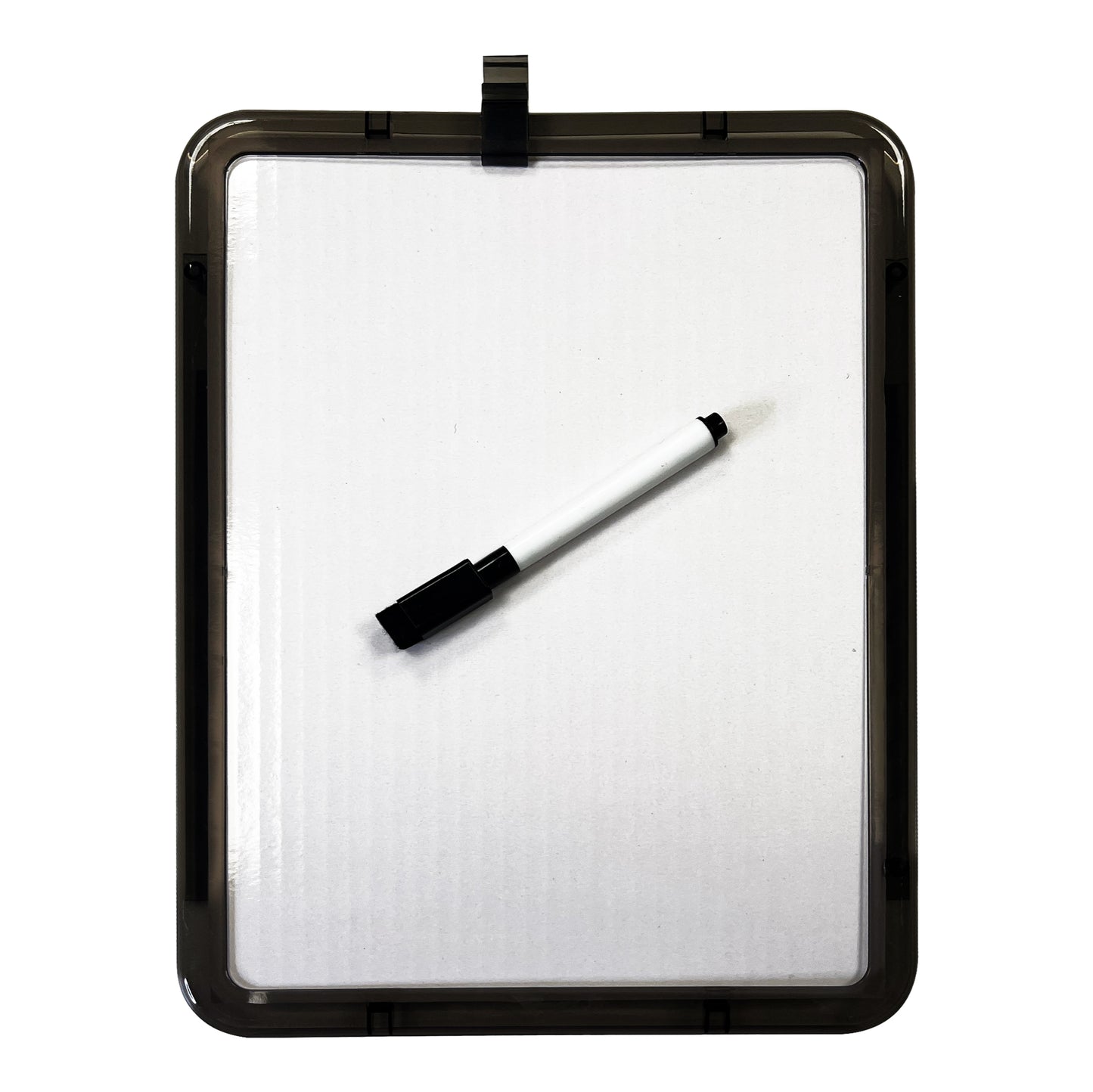 Pack of 24 A4 Magnetic Mounting Black Frame Whiteboards with Dry Wipe Eraser Pen