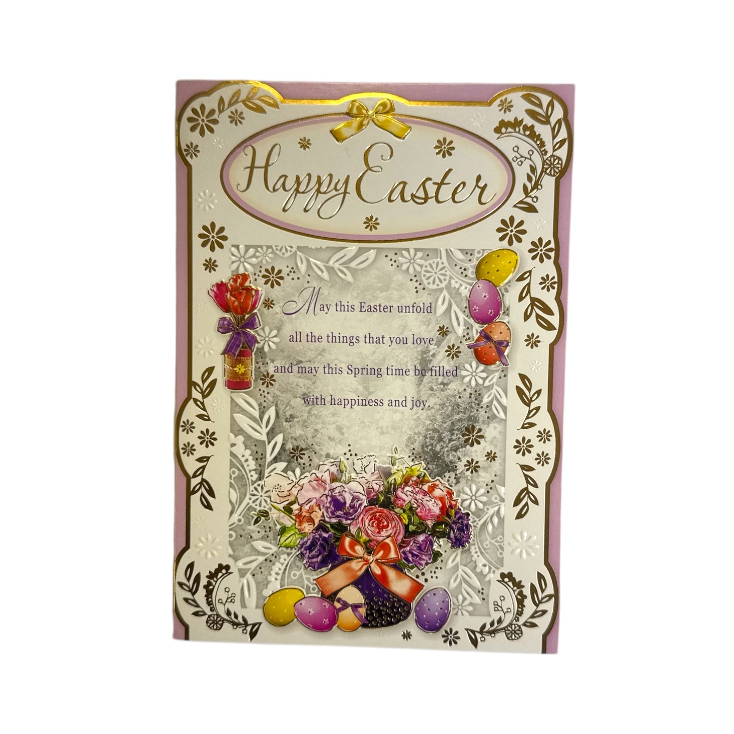 Spring Time Filled With Happiness And Joy Easter Card