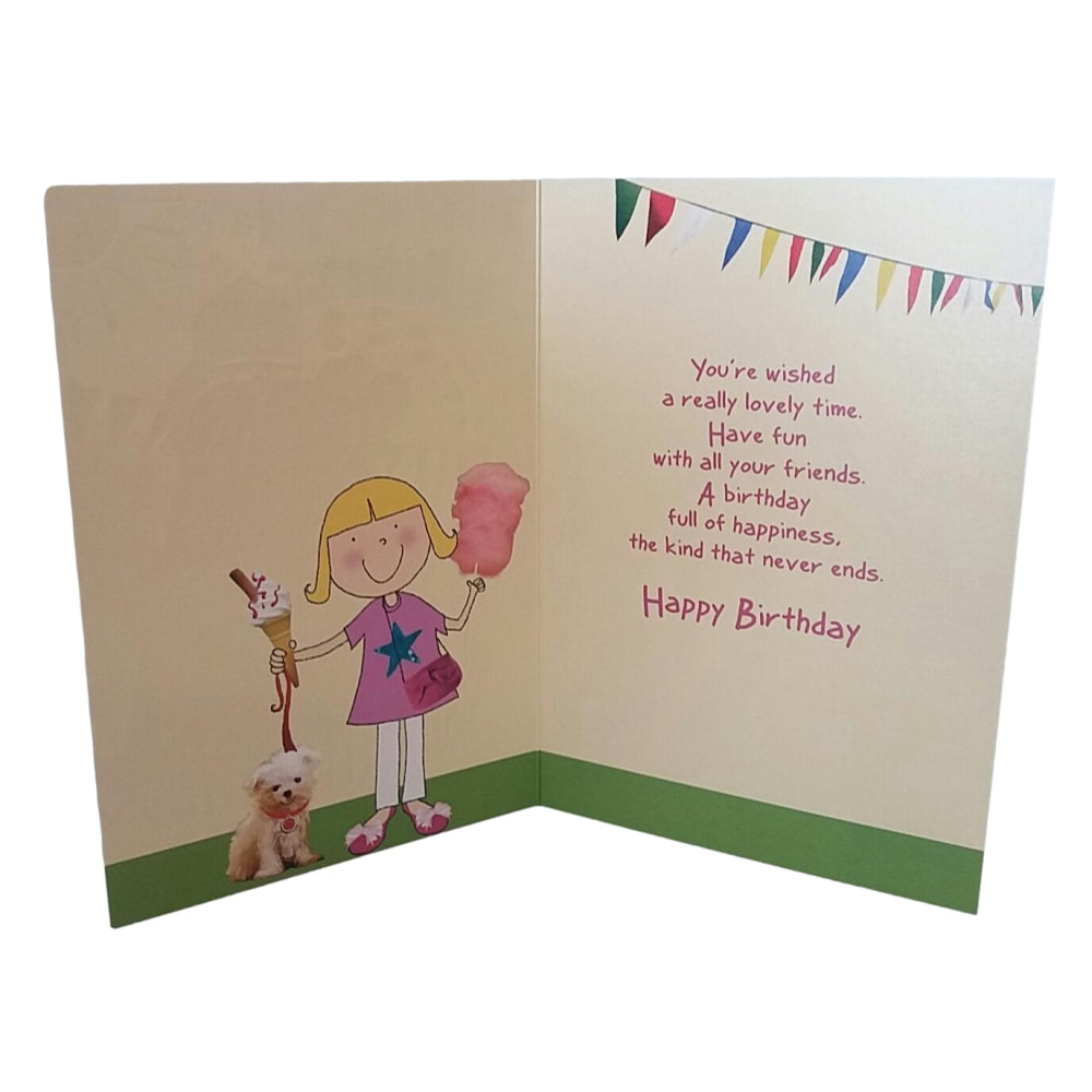 Special Sister Juvenile Birthday Card
