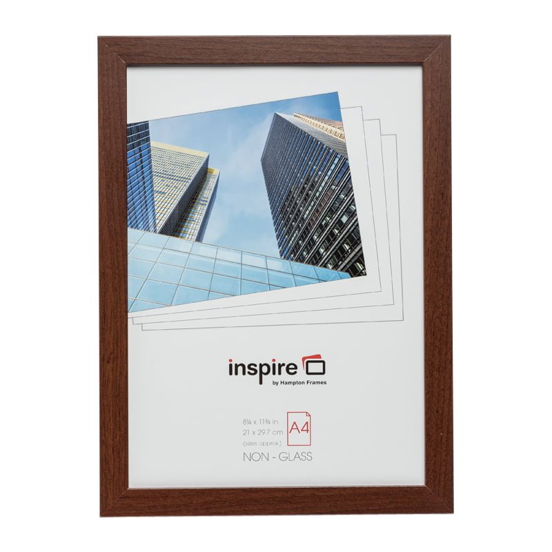 Pack of 6 Munich A4 Brown Certificate Frames