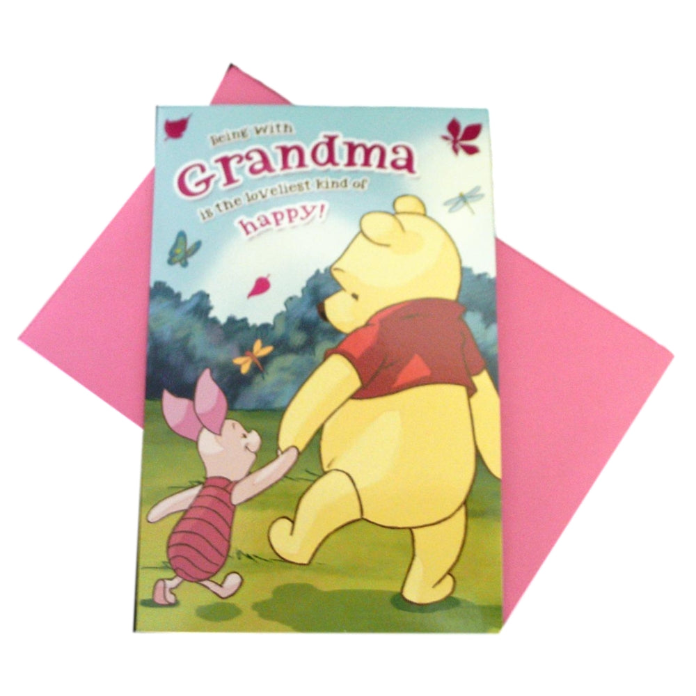 Winnie The Pooh Grandma Mother's Day Greeting Card