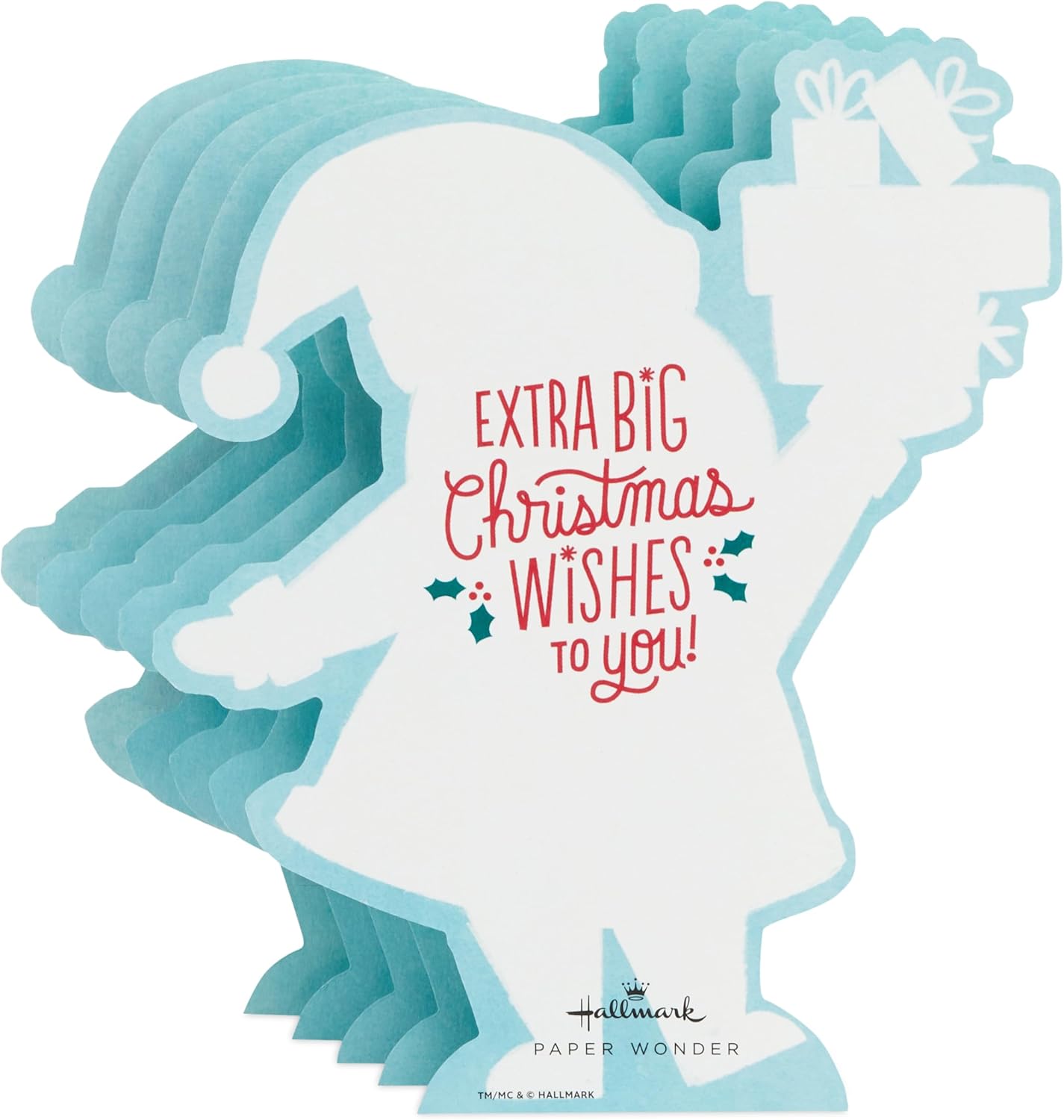 Santa and Presents 3D and Pop Up Christmas Card