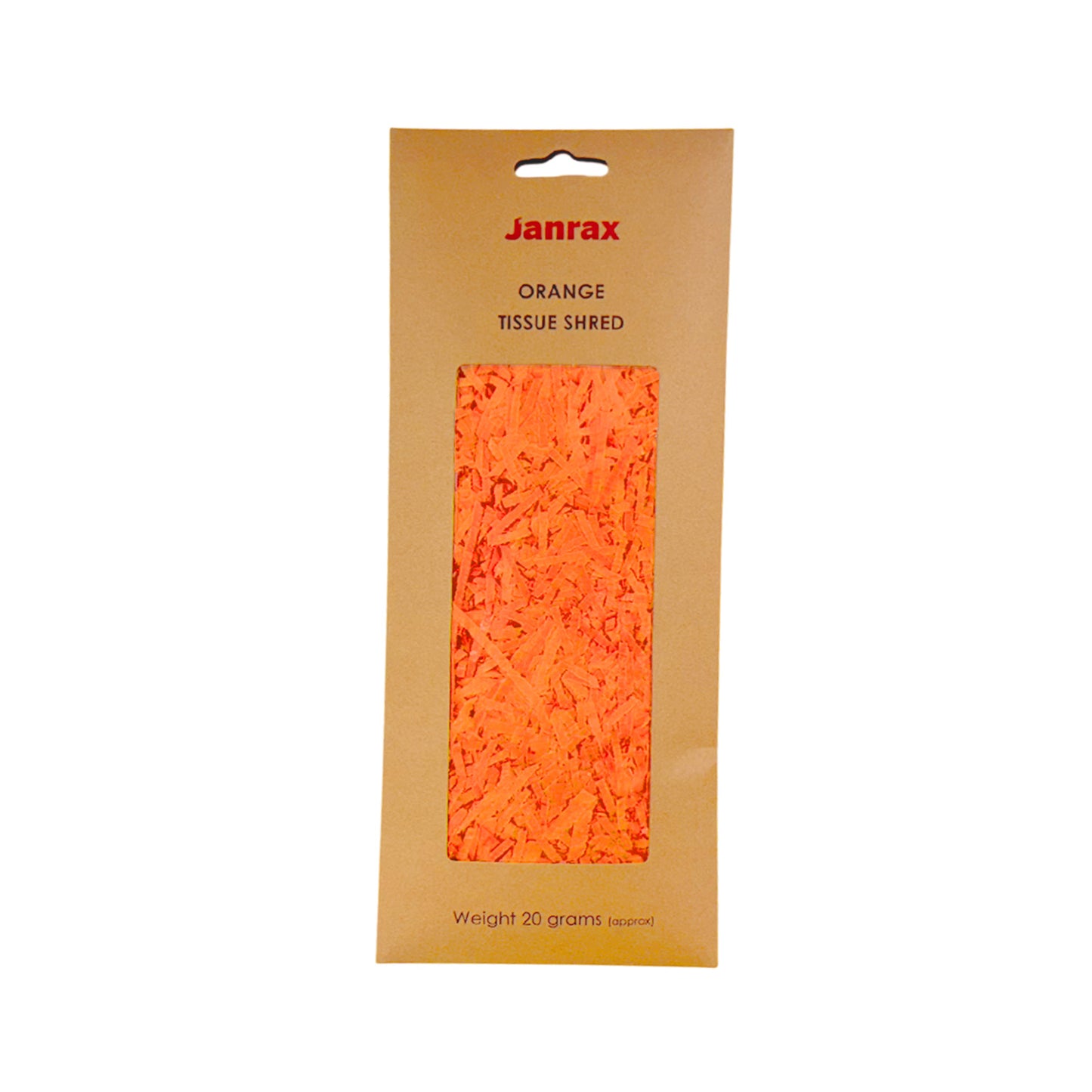 48 Packs of Orange Tissue Shred 20g - Total 960g