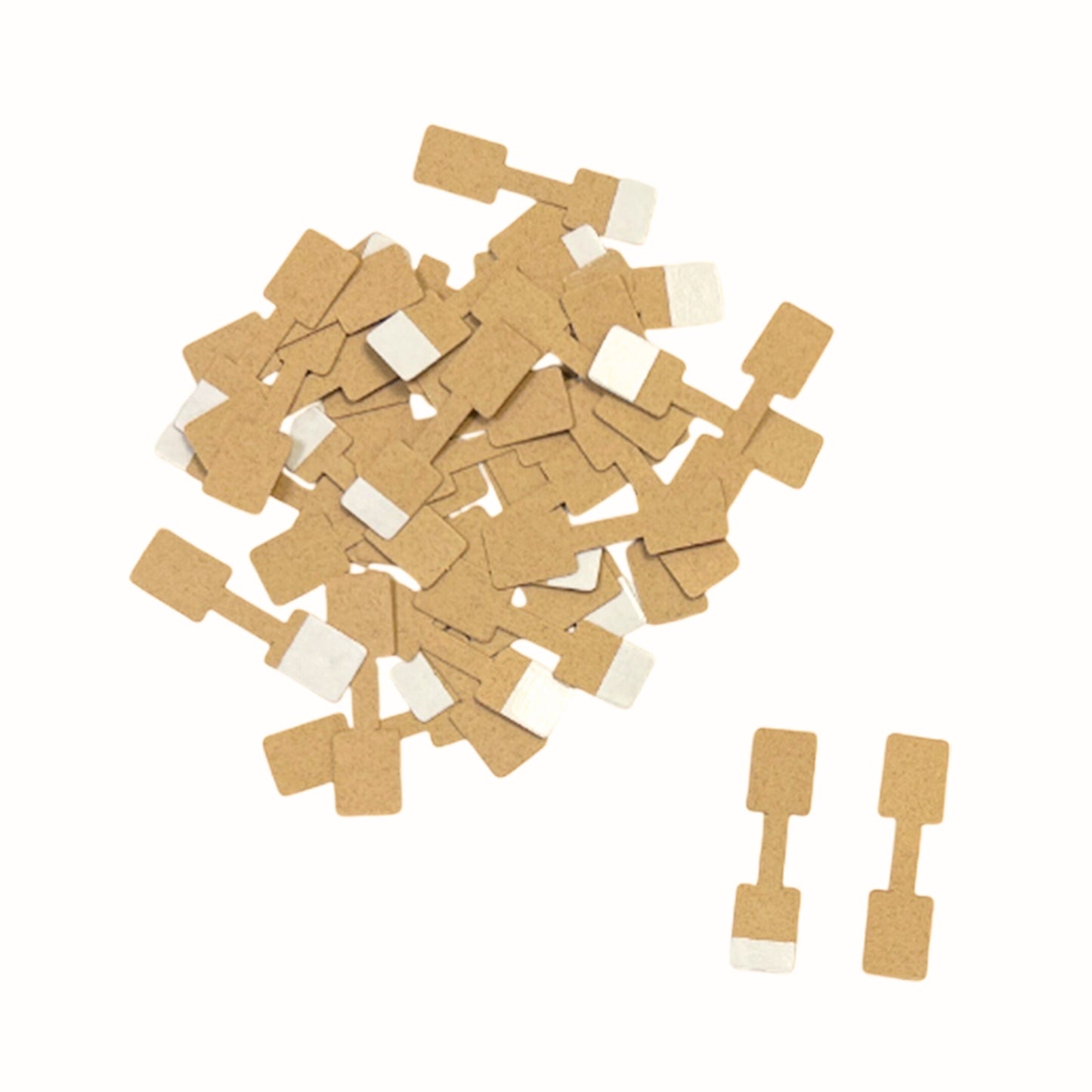 Pack of 600 Kraft Jewellery Tags 10x38mm