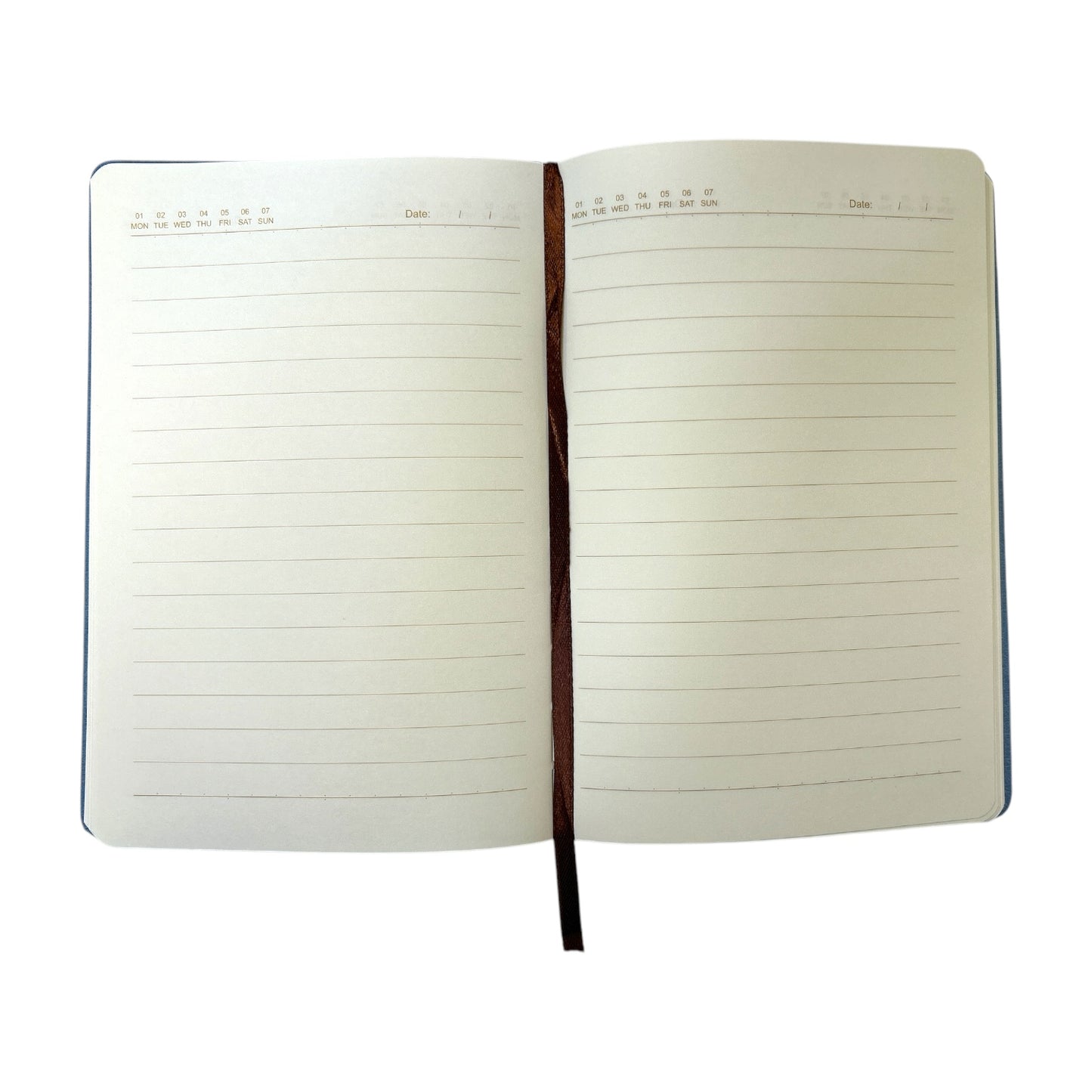 Single A5 96 Sheets Ruled PU Leather cover Notebook with Elastic Closure