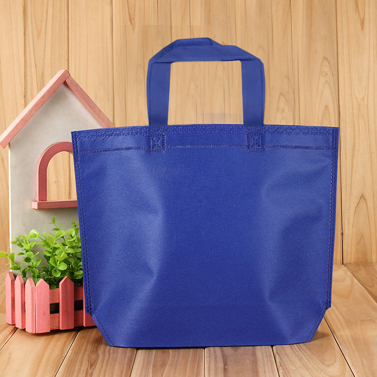 Pack of 25 Light Blue Coloured 35x25x10cm Non-Woven Bags with Handle