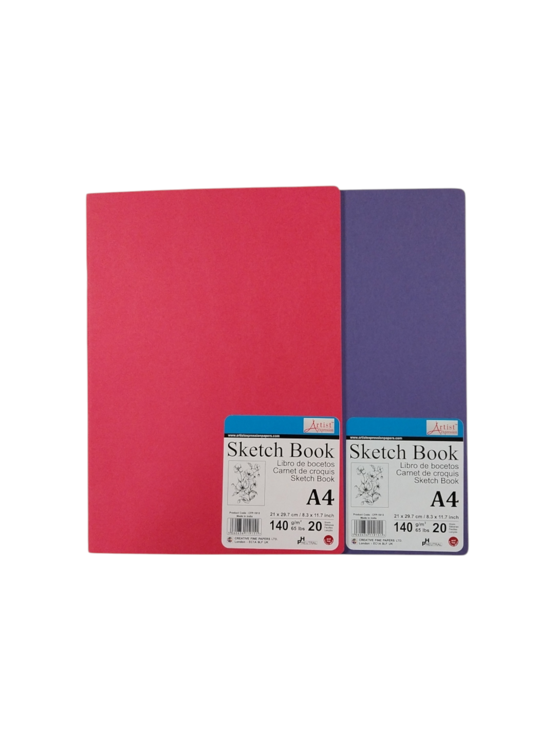 A4 20 Sheets Saddle Stitched Sketch Book