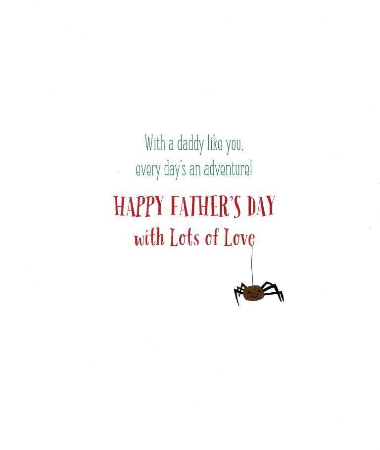 To Daddy From Your Little Explorer Father's Day Card Cute Greeting Card 