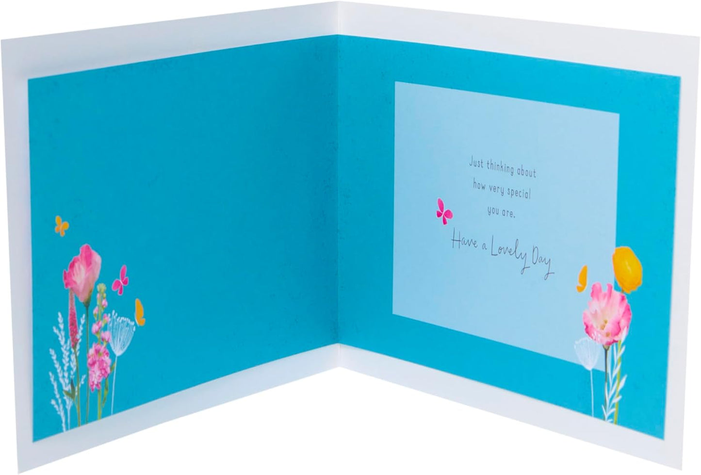 Floral Photographic Design Open Mother's Day Card