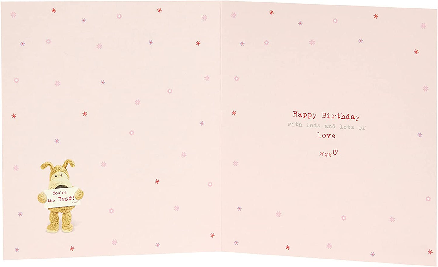 Boofle Sweet Design With Love Letter Granddaughter Birthday Card