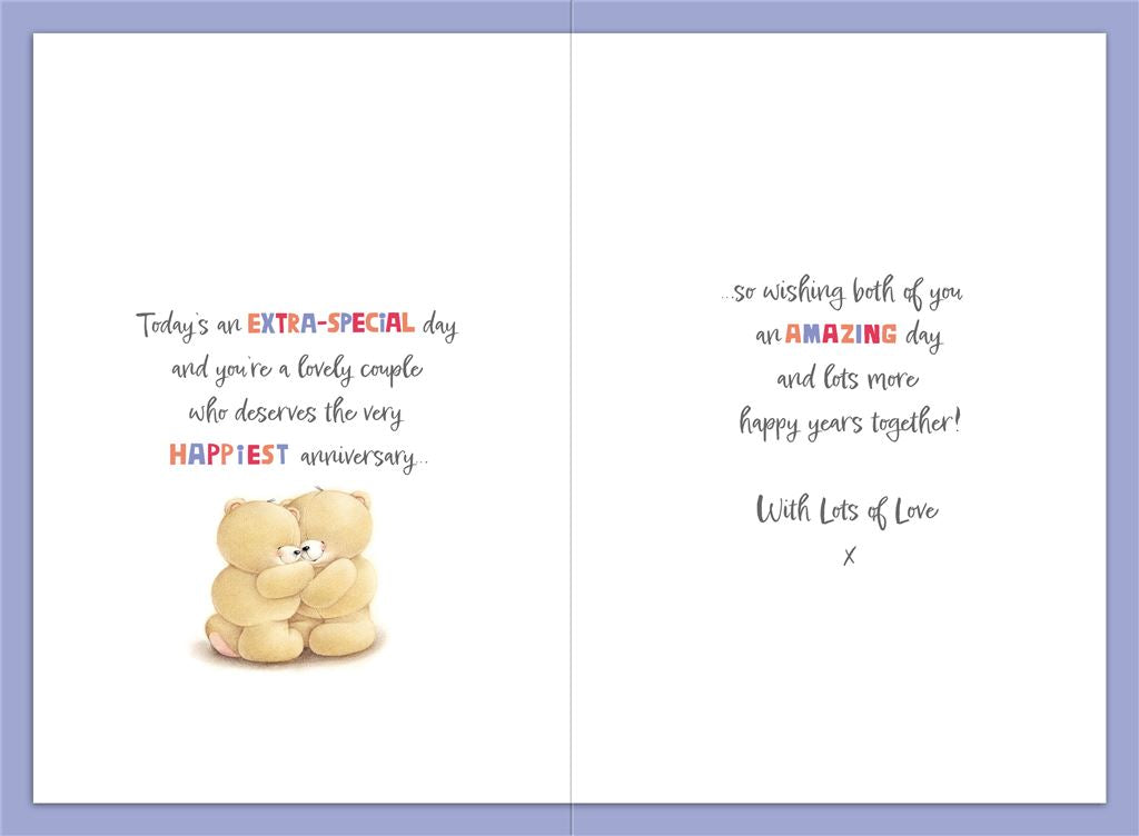 Forever Friends Happy Anniversary Card