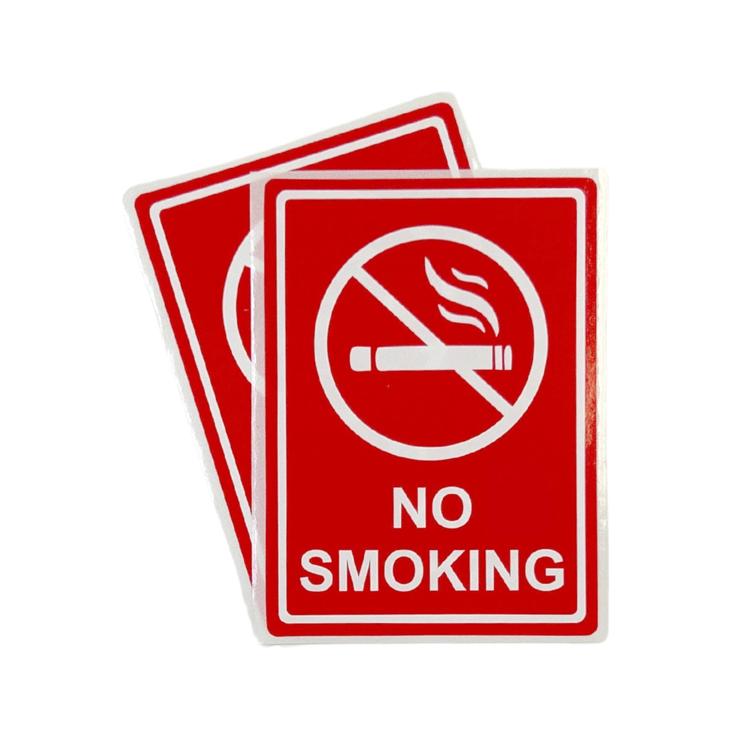 Pack of 36 No Smoking Self-Adhesive Labels 80x110mm