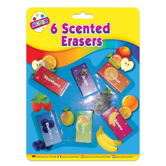 Artbox Scented Novelty Eraser (Pack of 6)