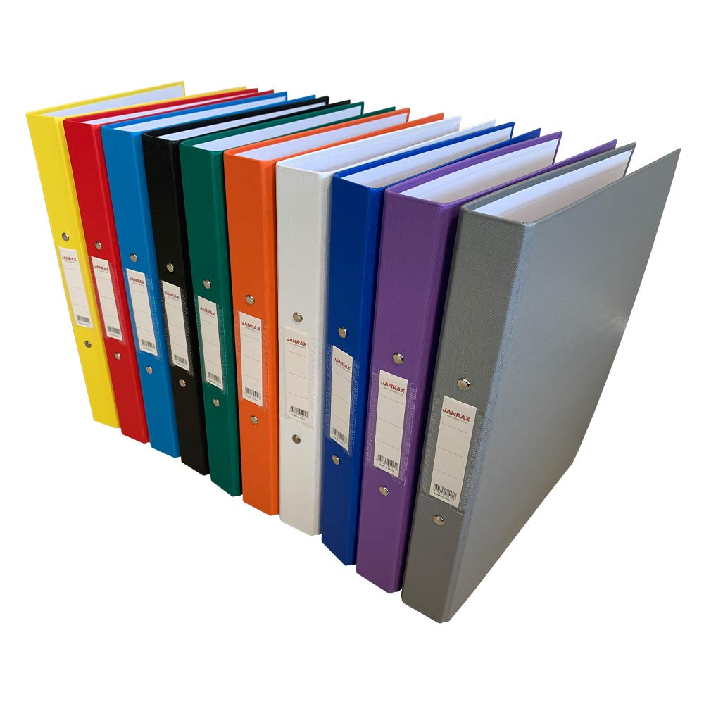 A4 Blue Paper Over Board Ring Binder by Janrax