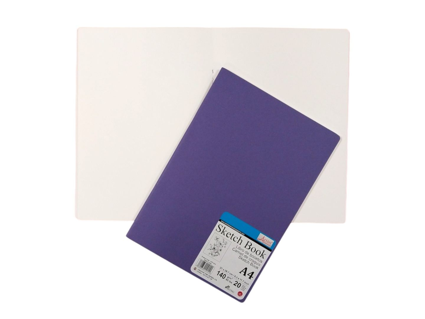 A4 20 Sheets Saddle Stitched Sketch Book