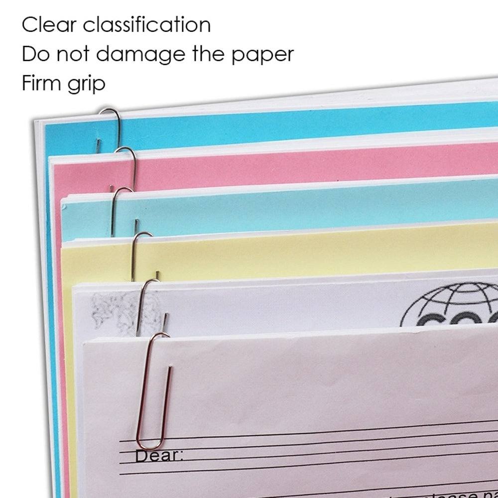 Bulk Pack of 1000 Round End Paper Clips 33mm