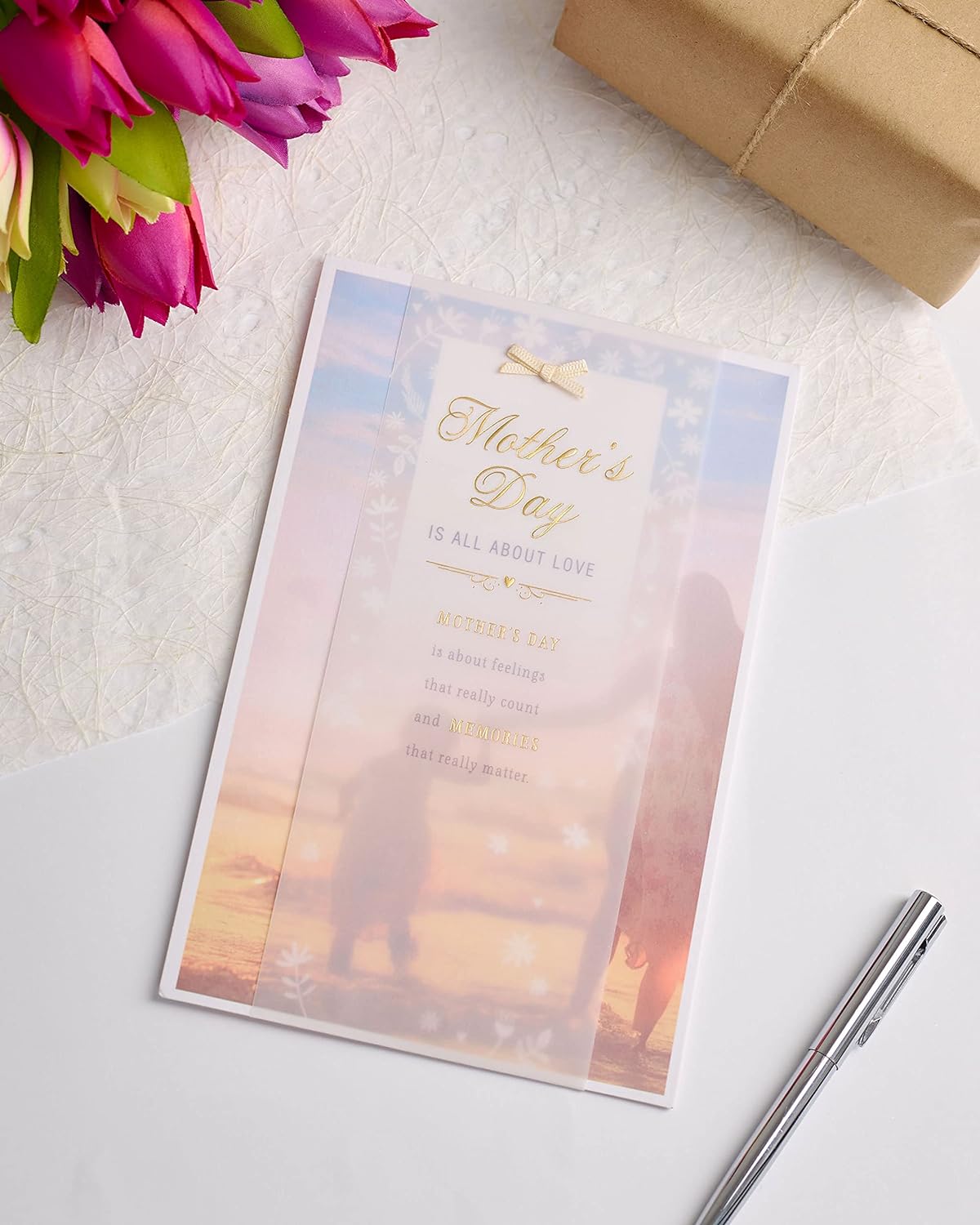 Soft Sentimental Design Mother's Day Card