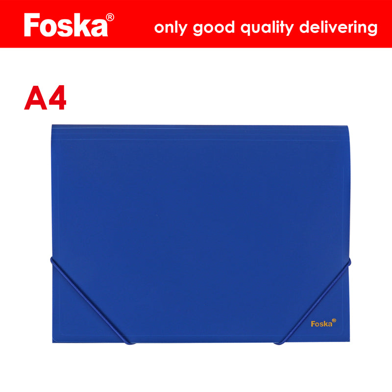 A4 Spread Bag Folder with Elasticated Closure