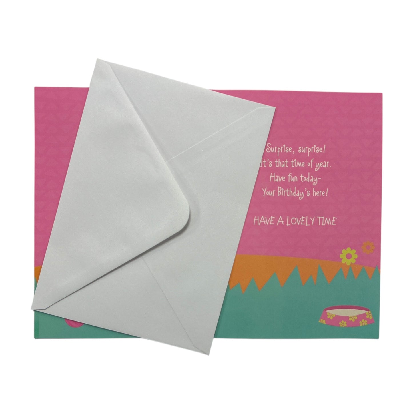 Age 03 Female Juvenile Cute Cat Design Birthday Card