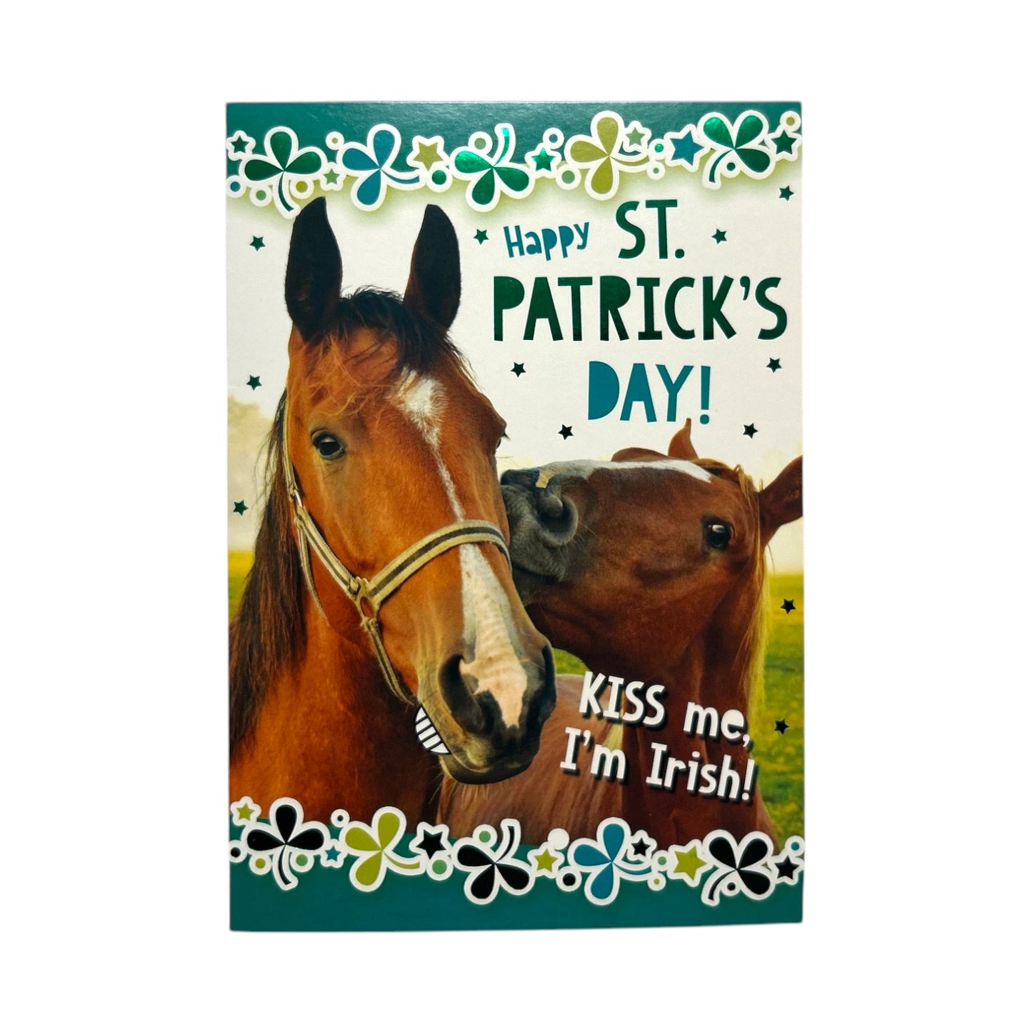 Horse Design St Patrick's Day Card