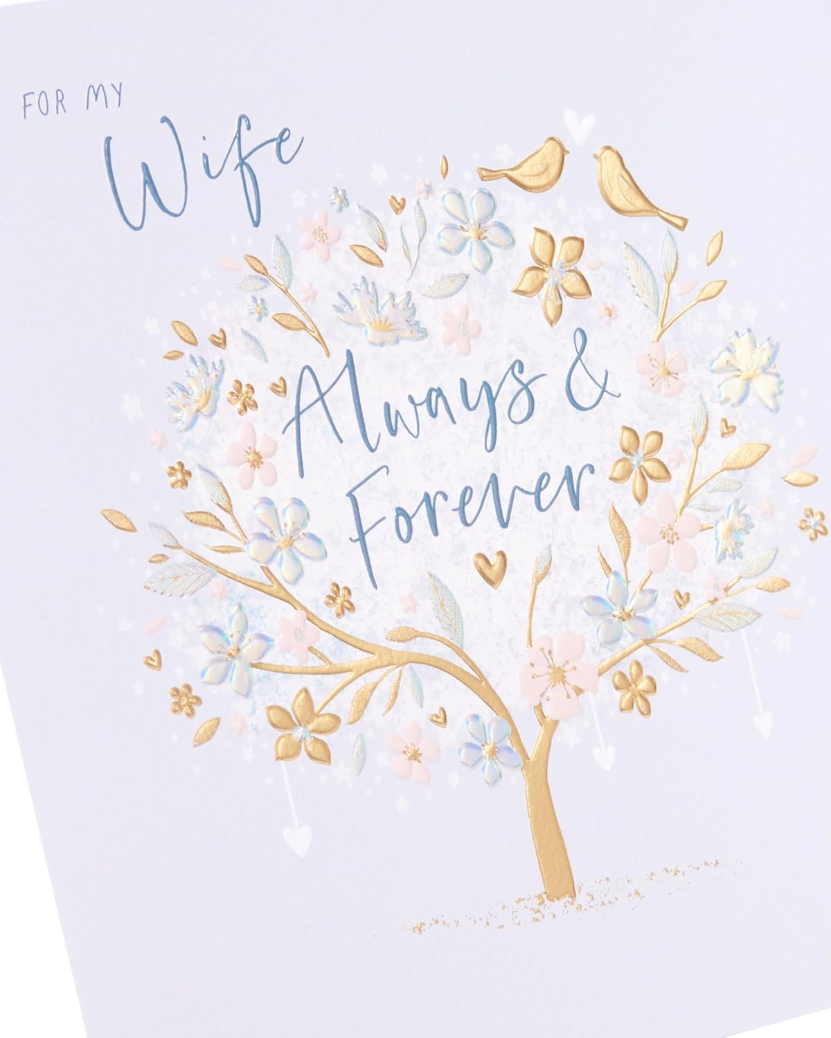 Always & Forever Design Wife Wedding Anniversary Card