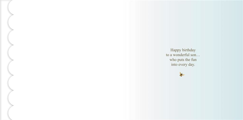 Peter Rabbit Special Son Who is Very Loved Birthday Card