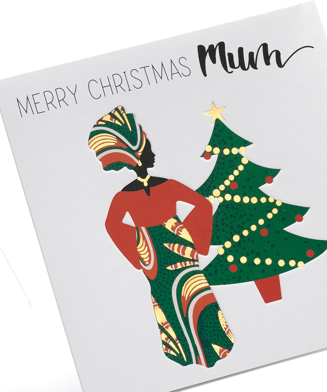 Mum Christmas Card Kindred x Afrotouch